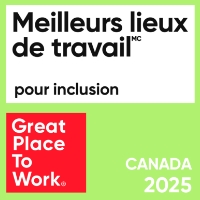 Meilleurs lieux de travail pour inclusion au Canada en 2025