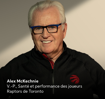Alex Mcechnie, V.-P, Santé et performance des jouers, Raptors de Toronto