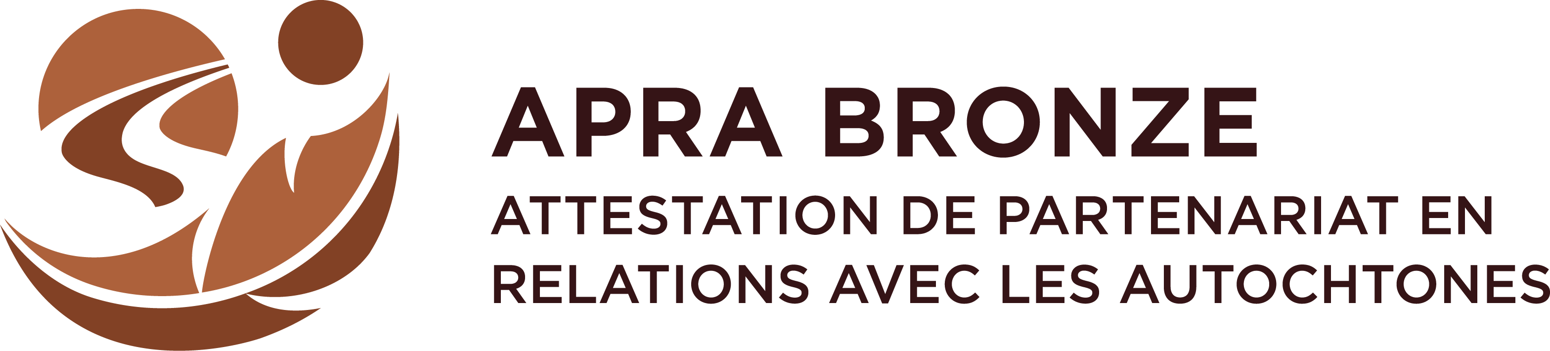 Apmra bronze. Attestation de partenariat en matière de relation avec les Autochtones