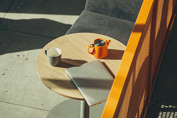 coffee cup on a table