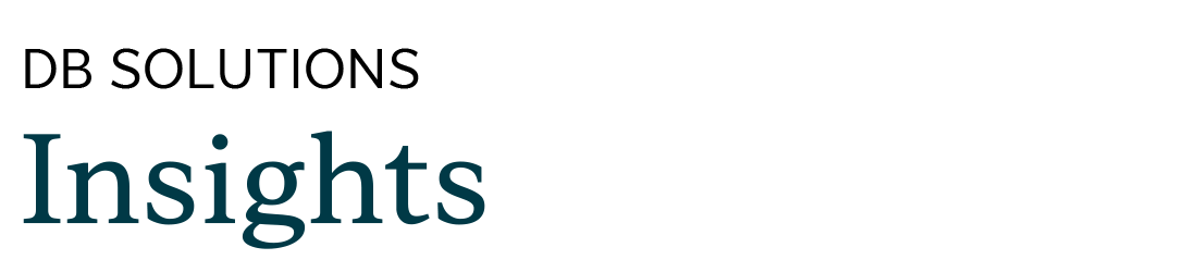 DB SOLUTIONS INSIGHTS