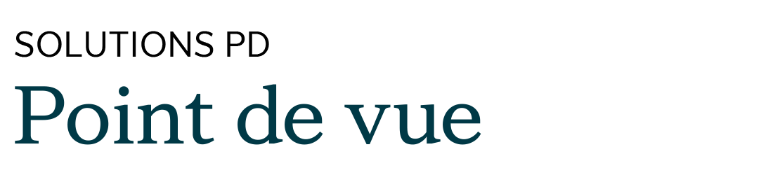 SOLUTIONS PD Point De Vue