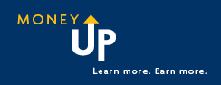 money UP - Learn more. Earn more. money UP - Learn more. Earn more.